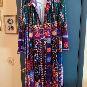 Velvet jacket with embellished closures.  Ursine, new with tag.  Never worn.